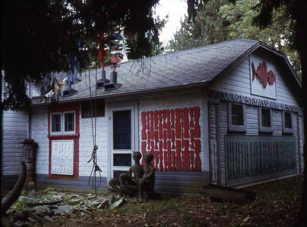 Mary Nohl's home in Fox Point, Wisconsin. 