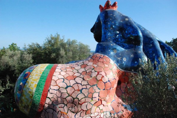 Niki de Saint Phalle's Il Giardino dei Tarocchi (The Tarot Garden) in Capalbio, Toscana, Italy. 