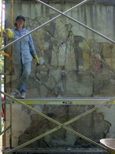 Stone in 2007 working at the Wisconsin Concrete Park. Stone worked at the Wisconsin Concrete Park each summer, from 1988 to 2018, lead the formation of Friends of Fred Smith in 1995 and chaired the conservation committee from 1995 to 2018.