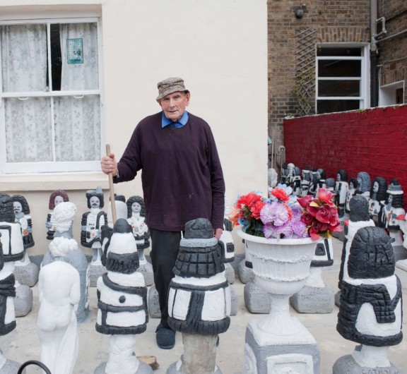 Gerry in his garden Jill Mead