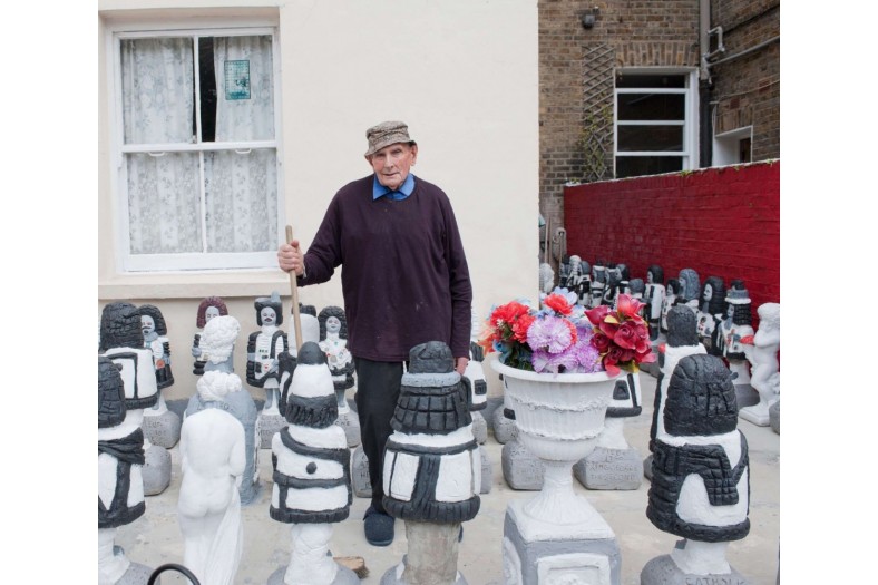 Gerry in his garden Jill Mead