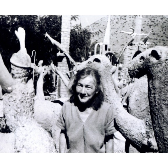 Helen in her garden
