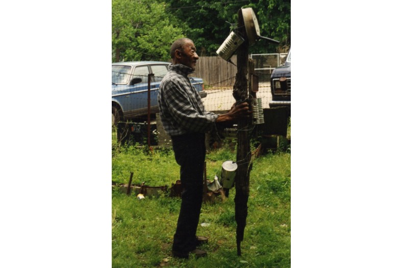 hawkins in his garden